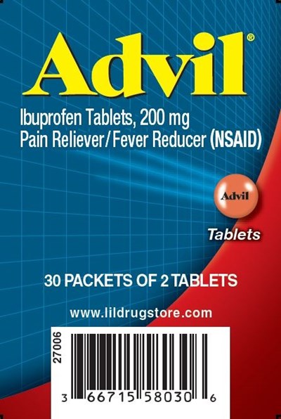 PDP - Advil Sleeve Label paint
